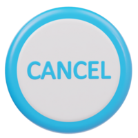 Cancel icon render illustration png