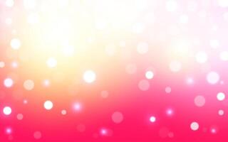 Pink and Orange Bokeh Gradient. Soft Pastel Blurred Light Effect with Bokeh Circles, Background decoration vector