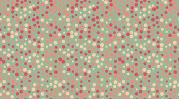 Round spotted pattern with abstract geometric circles. Ideal for seamless wallpapers, textile prints, or trendy backgrounds with a creative touch. vector