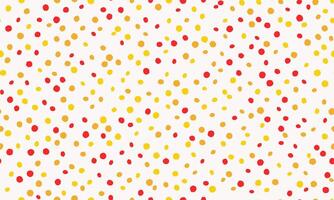 Colorful dotted pattern featuring round spots in a repeating layout. Ideal for creating abstract backgrounds, seamless textiles, and geometric wallpapers. vector
