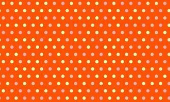 Polka dot pattern with colorful round spots, ideal for textile fabrics, seamless wallpapers, and abstract backgrounds with a geometric touch. vector