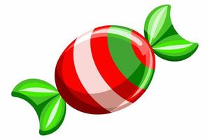 Sweet Christmas Candy Graphics for Holiday Design Projects Ideal for Greeting Cards, Logos, Illustrations, Gift Tags, and Unique Seasonal Branding to Add a Touch of Festive Delight vector