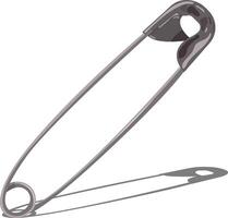 Safety Pin isolated on white background vector