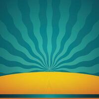 Background with a green and yellow pattern theme for post design vector