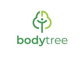People tree logo design template vector
