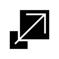 Scalability or scalable system icon for apps and websites vector