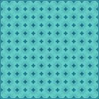 lovely batik pattern of floral ornaments and colorful turquoise background vector