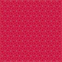 creative hexagon pattern with bright red background vector