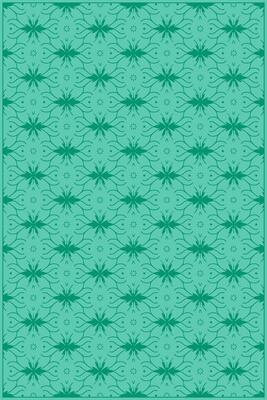 floral batik pattern with beautiful green dominant colors