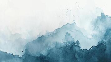 Abstract horizontal watercolor background. Abstract ink hand drawn texture. Brush stroked painting pastel color watercolour vector