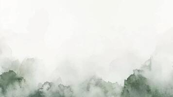Abstract horizontal watercolor background. Hand drawn texture. Olive green color vector