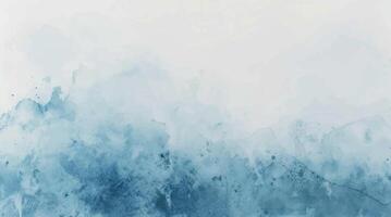 Abstract horizontal watercolor nordic style background. Blue abstract Hand drawn texture. blue pastel color watercolour vector