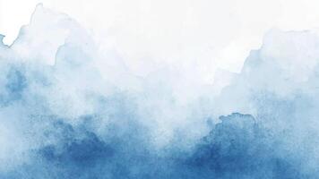 Abstract horizontal watercolor cloud texture background. Hand drawn texture. Brush stroked painting pastel color watercolour vector