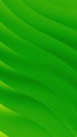 Green abstract background with wavy lines video