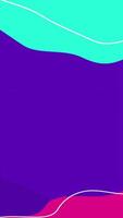 A purple and green background with a wave pattern video