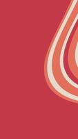 A red and orange background with a wave pattern video