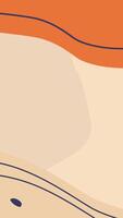 A blue and orange abstract background with a wave pattern video