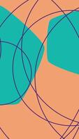 A colorful abstract design with circles and lines video