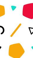 A colorful pattern with shapes and arrows video