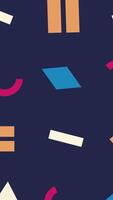 A pattern with geometric shapes and colors video