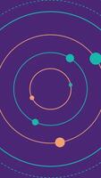 An illustration of the orbits of the planets video