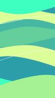 A green and blue abstract background with waves video