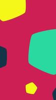 A colorful abstract pattern with shapes and colors video