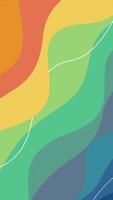 A colorful abstract background with waves video