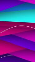 A colorful abstract background with a curved line video