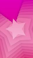 A pink background with a star in the middle video