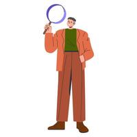 Diversity Businessman. Flat Illustration vector