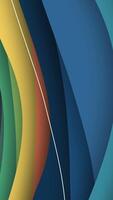 A colorful abstract background with a white line video
