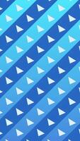 A blue and white pattern with triangles video