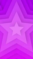 Abstract purple star background with a purple gradient video