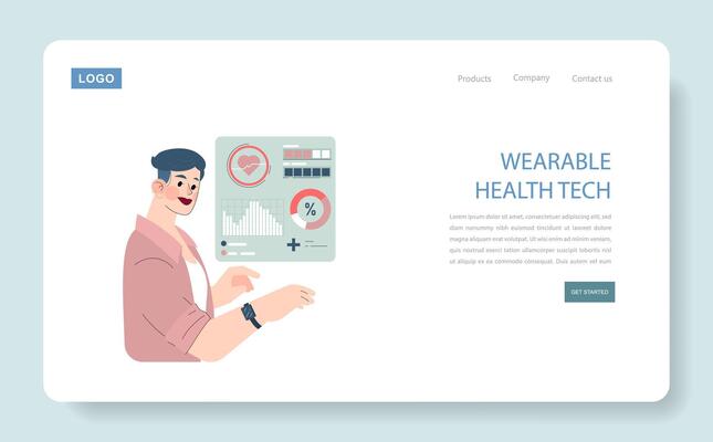 Patient Centric Care. Flat Illustration