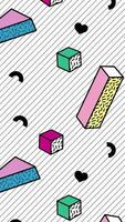 A colorful pattern with various shapes and colors video