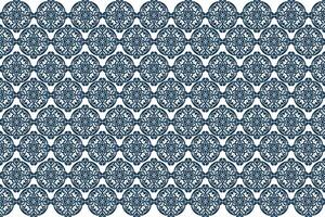 Vintage Floral Motif Leaves Pattern with Moroccan Medallion and Indian Block Print for Fabric, Wedding Invitations, Wrapping, and Backdrops vector