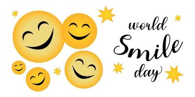 Illustration for Smile Day vector