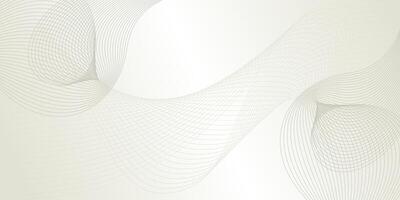 Minimalist Abstract Line Wave Background vector
