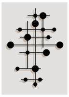 Mid-Century Modern Abstract Art png