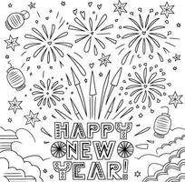 Starburst Celebration A Fun and Festive New Year vector