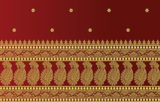 beautiful graphic saree design and this sari design is in Indian style which is for textile fashion industry and it can be used as wallpaper backdrop and website bg this style is originated in india vector