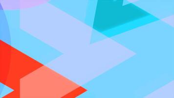 Background on the phone screen saver. Motion.Multicolored figures in asbestos transparent bright shades slowly move across the colored background. video