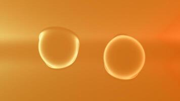 3D liquid bubbles move in space. Design. Balls move and disappear into liquid space. Liquid 3d balls move between layers. Animation with lava lamp effect video