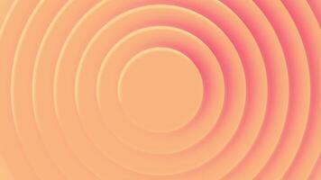 Rotating shadow of circles. Motion. Effect of rotating 3d circles. Background of centralized circles with rotating shadow video