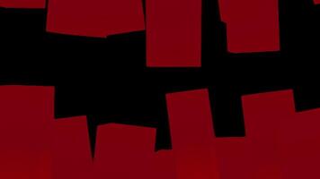 Rectangular stripes moving on black background. Motion. Colored stripes on plain background. Simple background of geometric stripes on black backdrop video