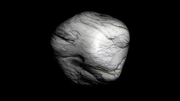 3d liquid ball with stone texture. Motion. 3D ball moves as liquid mass on black background. Liquid spherical mass moves on black background video