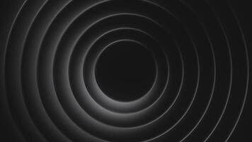 Background with circles and rotating shadow. Motion. 3D layers with circles and rotating shadow. Effect of rotating circles with moving colored shadow video