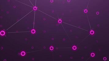 Digital animation of network of digital icons. Design. Concept of IT technologies and artificial intelligence. video