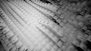 Moving wavy lines with buttons. Design. Abstract 3d stripes with circles move in waves on surface. Animated background of wavy moving stripes with buttons video